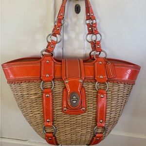 Almost vintage 2007 Coach Jasmine Limited Edition XL beach tote (retail $995)